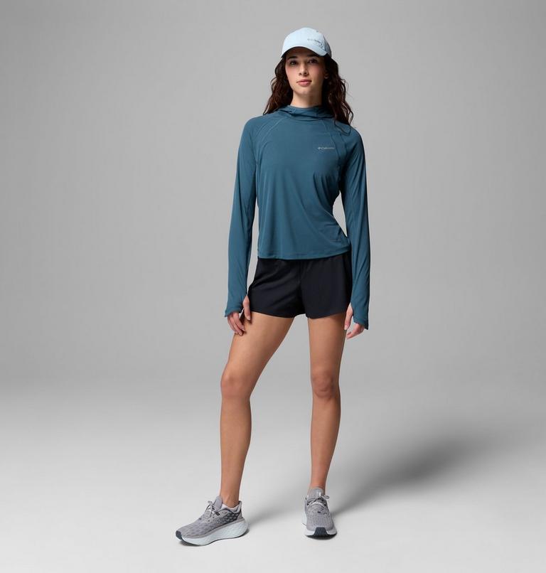Maglia tecnica con cappuccio Stealth Spring da donna, Color: Everblue, image 2