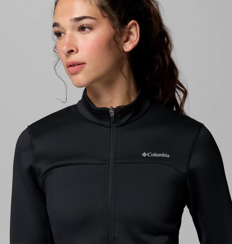 Women's Sloan Crest Spacer Full Zip Technical Fleece, Color: Black, image 6