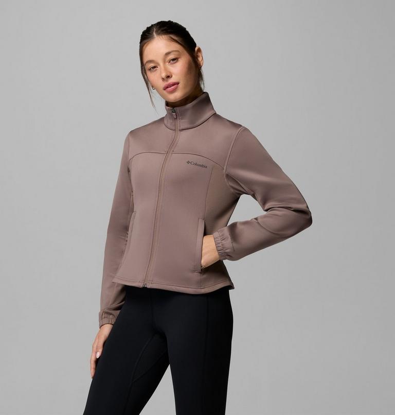 Women's Sloan Crest Spacer Full Zip Technical Fleece, Color: Iron, image 4