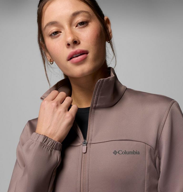 Women's Sloan Crest Spacer Full Zip Technical Fleece, Color: Iron, image 6