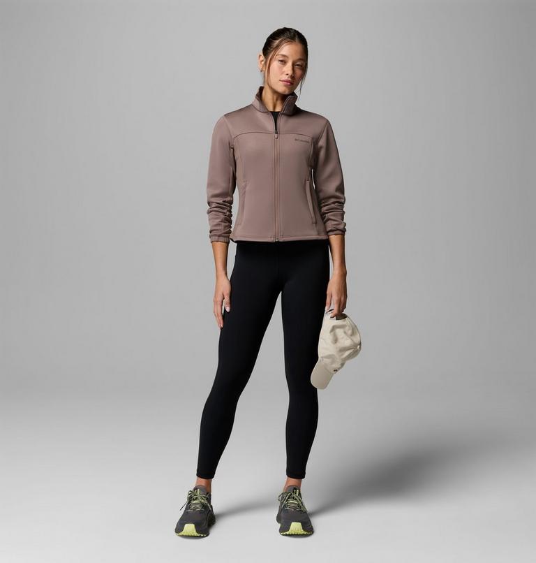Women's Sloan Crest Spacer Full Zip Technical Fleece, Color: Iron, image 2
