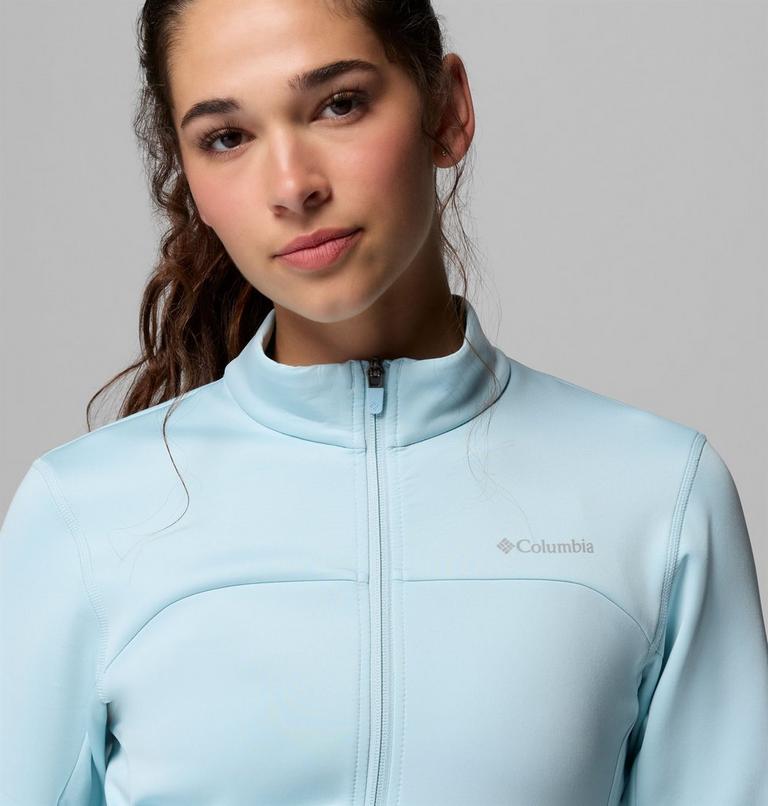 Women's Sloan Crest Spacer Full Zip Technical Fleece, Color: Marine Light, image 6
