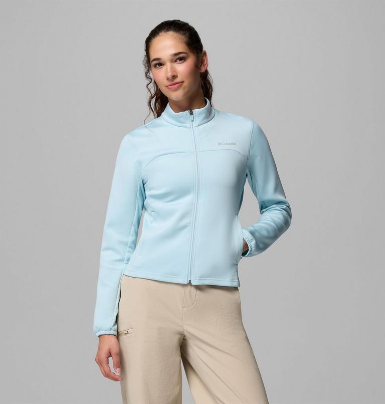 Women's Sloan Crest Spacer Full Zip Technical Fleece, Color: Marine Light, image 1