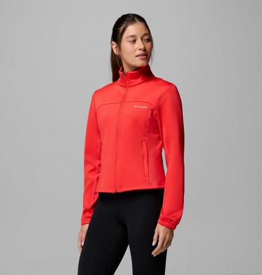Polaire Technique Spacer Enti&egrave;rement Zipp&eacute;e Sloan Crest Femme, Color: Poppy Red, image 4