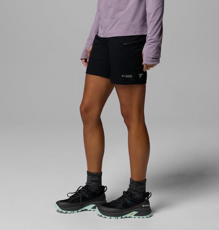 Women's Cosmiques Pro Hiking Shorts, Color: Black, image 4