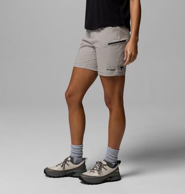 Women's Cosmiques Pro Hiking Shorts, Color: Flint Grey, image 12