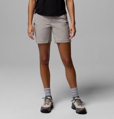 Women's Cosmiques Pro Hiking Shorts, Color: Flint Grey, image 5