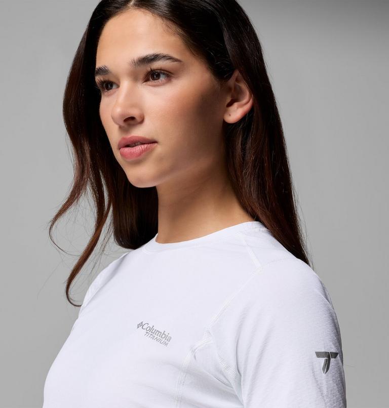 Women's Diamond Peak Pro Technical T-Shirt, Color: White, image 5