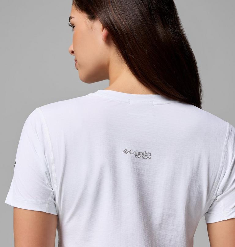 Women's Diamond Peak Pro Technical T-Shirt, Color: White, image 6