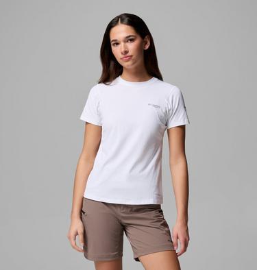 Women's Diamond Peak Pro Technical T-Shirt, Color: White, image 1