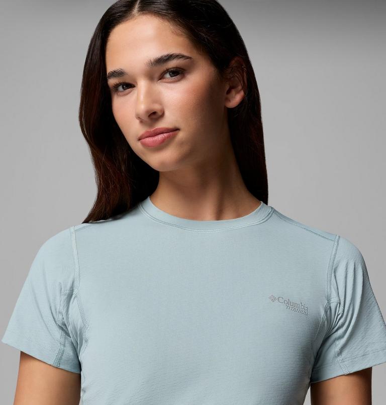 Women's Diamond Peak Pro Technical T-Shirt, Color: Crushed Blue, image 5