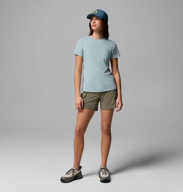 Women's Diamond Peak Pro Technical T-Shirt, Color: Crushed Blue, image 6