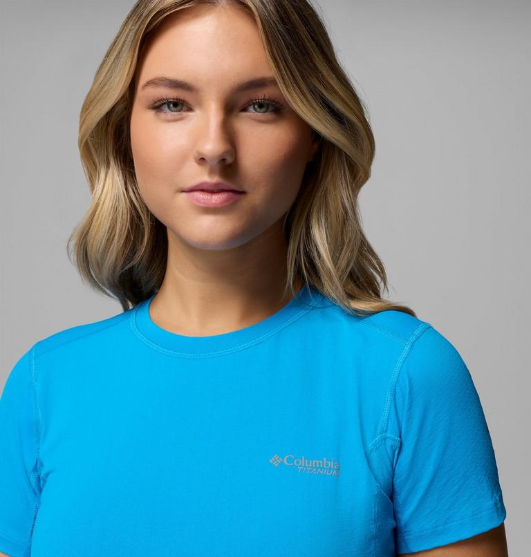 T-shirt Technique Diamond Peak Pro Femme, Color: Compass Blue, image 5