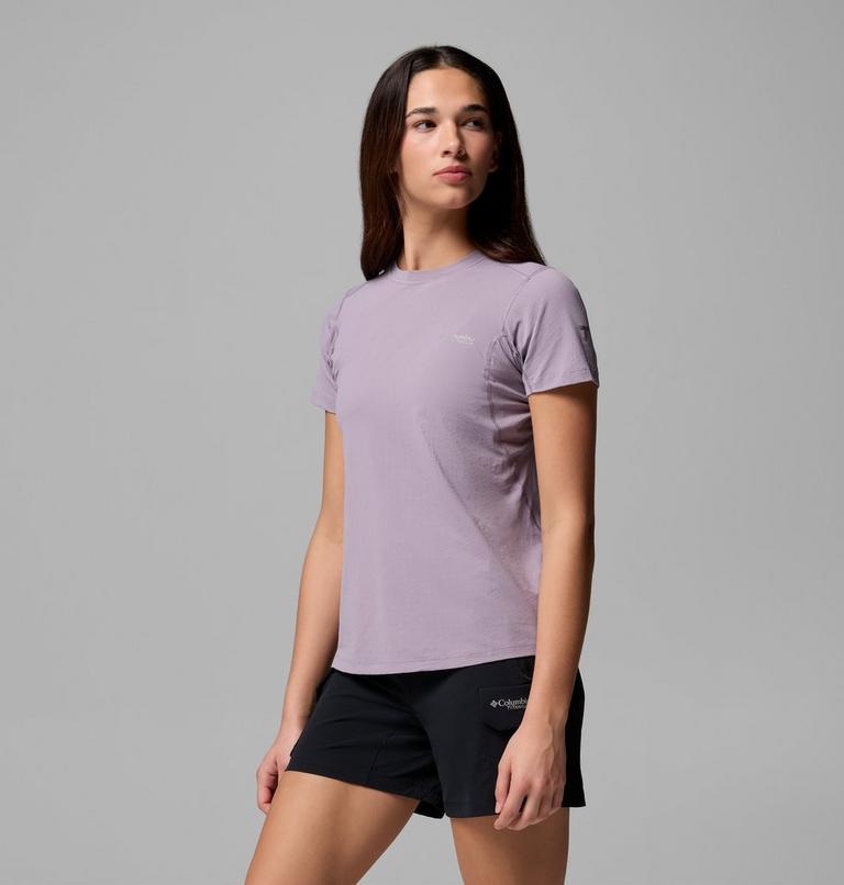 Women's Diamond Peak Pro Technical T-Shirt, Color: Shale Purple, image 4