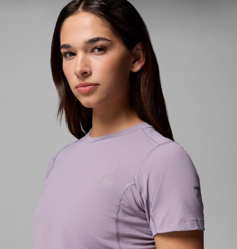 Women's Diamond Peak Pro Technical T-Shirt, Color: Shale Purple, image 5