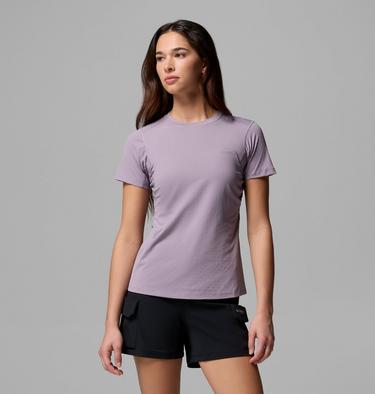 Women's Diamond Peak Pro Technical T-Shirt, Color: Shale Purple, image 3