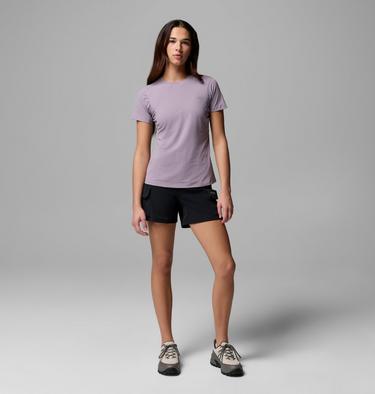 Women's Diamond Peak Pro Technical T-Shirt, Color: Shale Purple, image 4