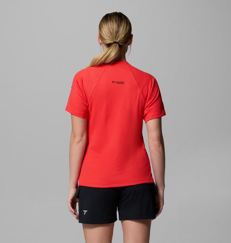Women's DriVenture Technical T-Shirt, Color: Poppy Red, image 3