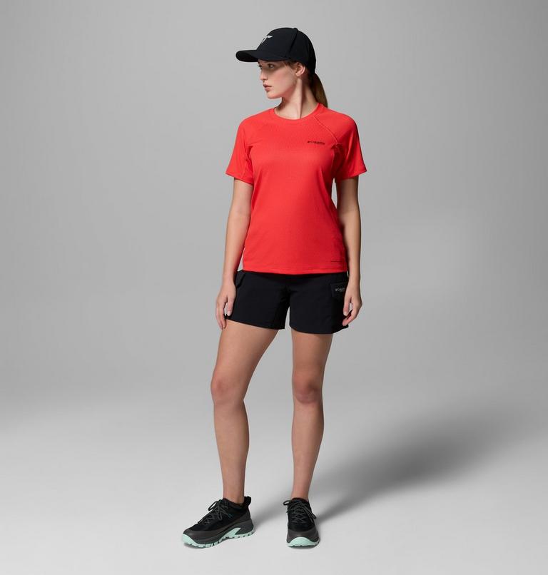 Women's DriVenture Technical T-Shirt, Color: Poppy Red, image 2