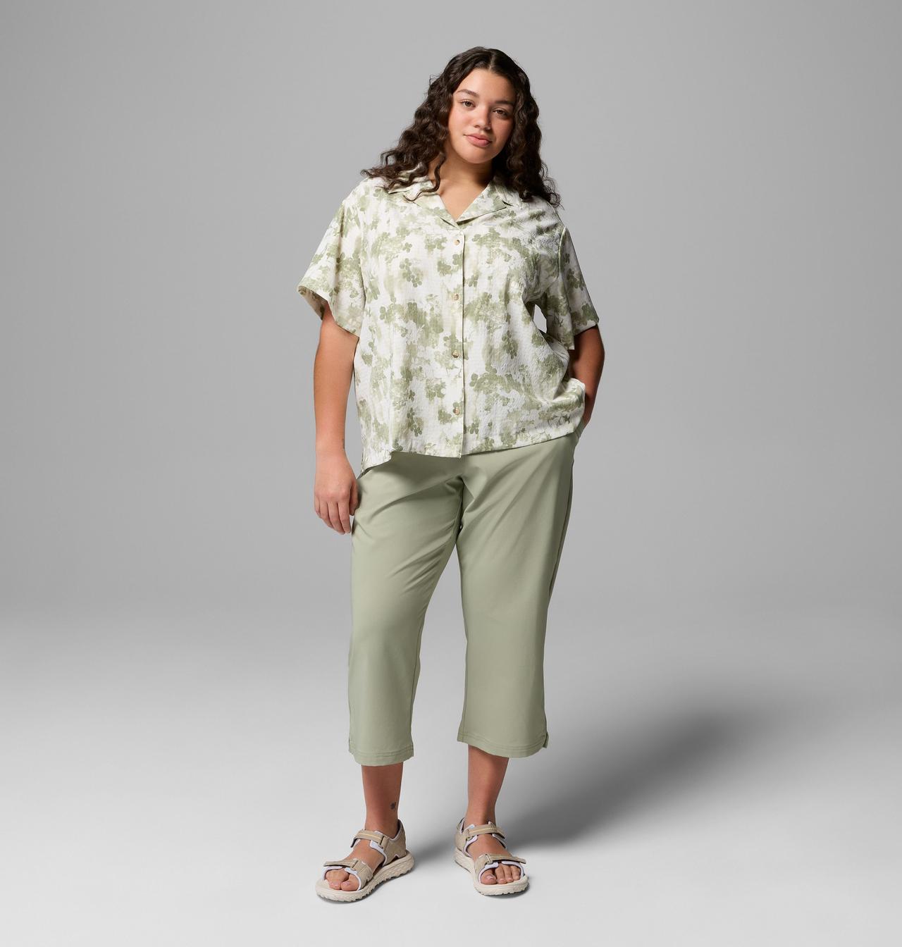 Women's Sucker for Summer™ Print Short Sleeve Shirt - Plus Size 2