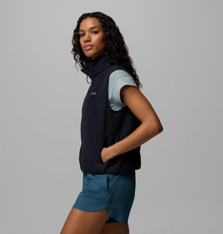 Vital Valley recycelte Fleece-Weste f&uuml;r Frauen, Color: Black, image 4
