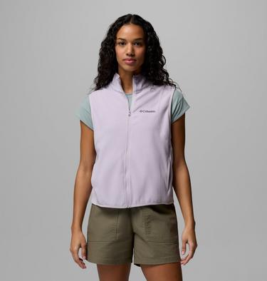 Chaleco de forro polar reciclado Vital Valley para mujer, Color: Lavender Pearl, image 1