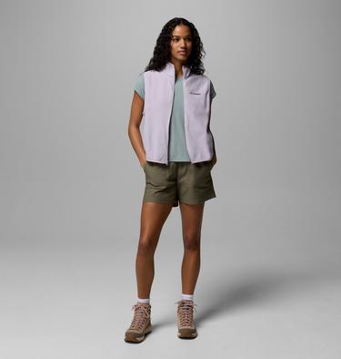 Chaleco de forro polar reciclado Vital Valley para mujer, Color: Lavender Pearl, image 2
