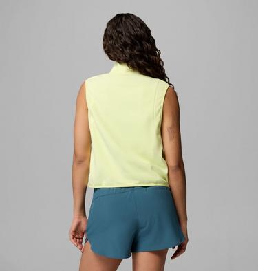 Polaire Sans Manches Recycl&eacute;e Vital Valley Femme, Color: Citron Haze, image 3