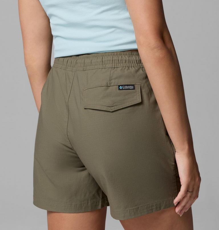 Women's ROC Ripstop Shorts, Color: Stone Green, image 6