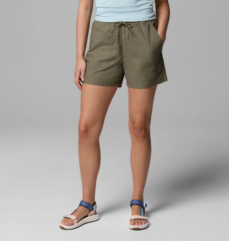 Women's ROC Ripstop Shorts, Color: Stone Green, image 1