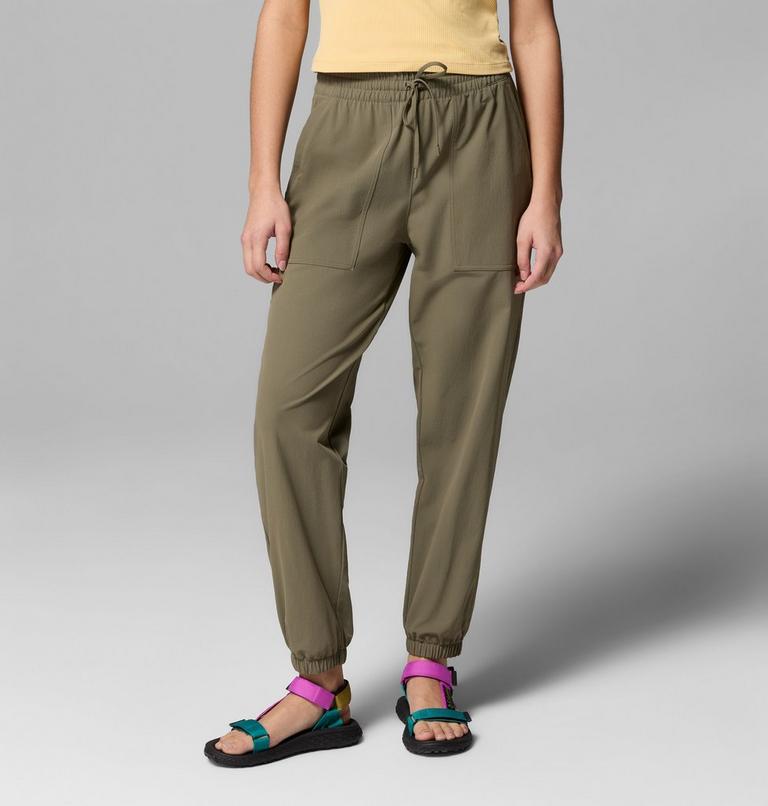 Pantalones de senderismo Pinetown Canyon para mujer, Color: Stone Green, image 1