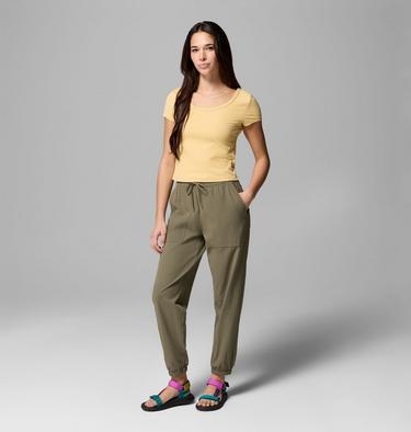 Women's Pinetown Canyon Hiking Trousers, Color: Stone Green, image 2