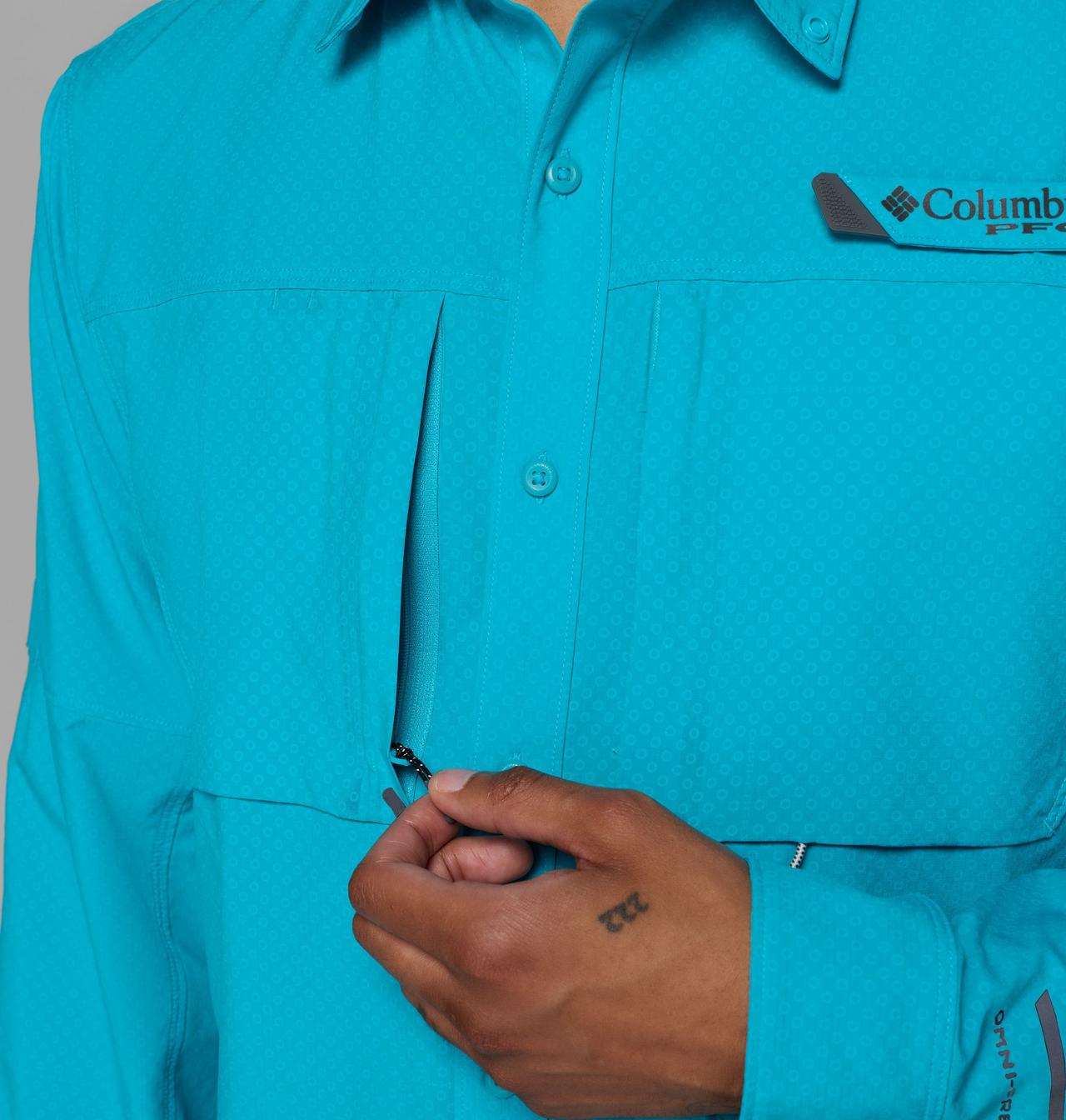 Men's PFG Shadowcaster™ II Zero Long Sleeve Shirt 7