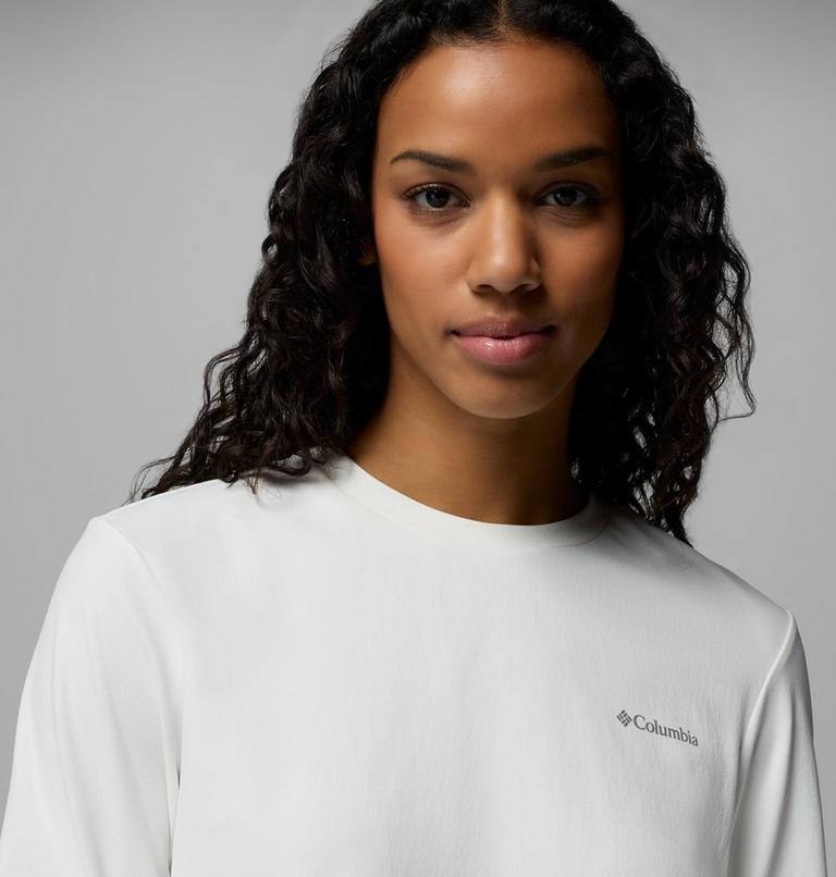 Women's Seeker Legend 3.0 Long Sleeve Technical T-Shirt, Color: Sea Salt, image 5