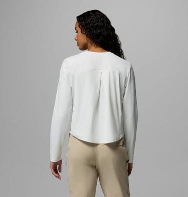 Women's Seeker Legend 3.0 Long Sleeve Technical T-Shirt, Color: Sea Salt, image 7