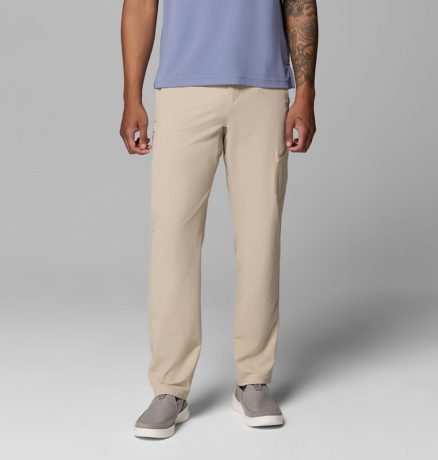 Мужские брюки Columbia PFG Breakline, цвет: Серо-бежевый — фото 1