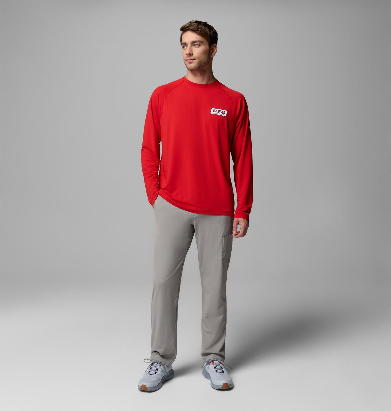 Men's PFG Solar Stream II Graphic Long Sleeve Shirt 2