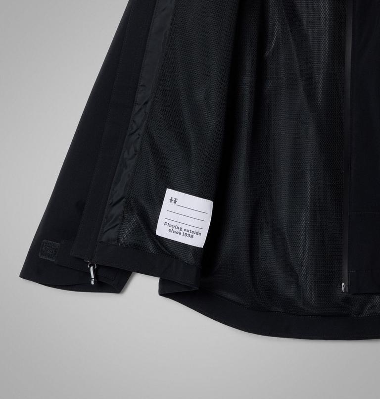 Youth Boulder Falls Waterproof Jacket, Color: Black, image 3