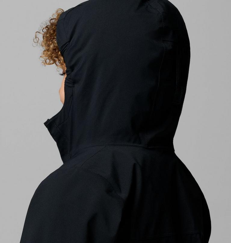 Youth Boulder Falls Waterproof Jacket, Color: Black, image 6