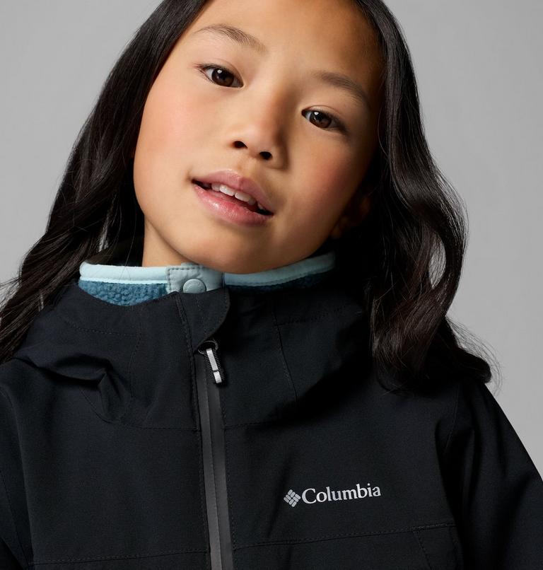Youth Boulder Falls Waterproof Jacket, Color: Black, image 9