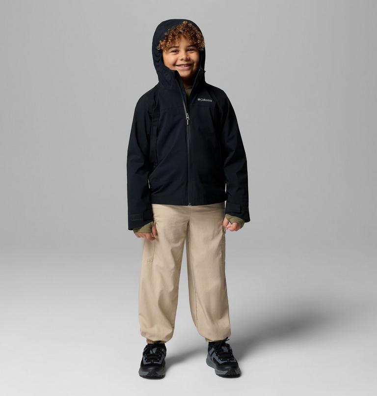 Youth Boulder Falls Waterproof Jacket, Color: Black, image 1