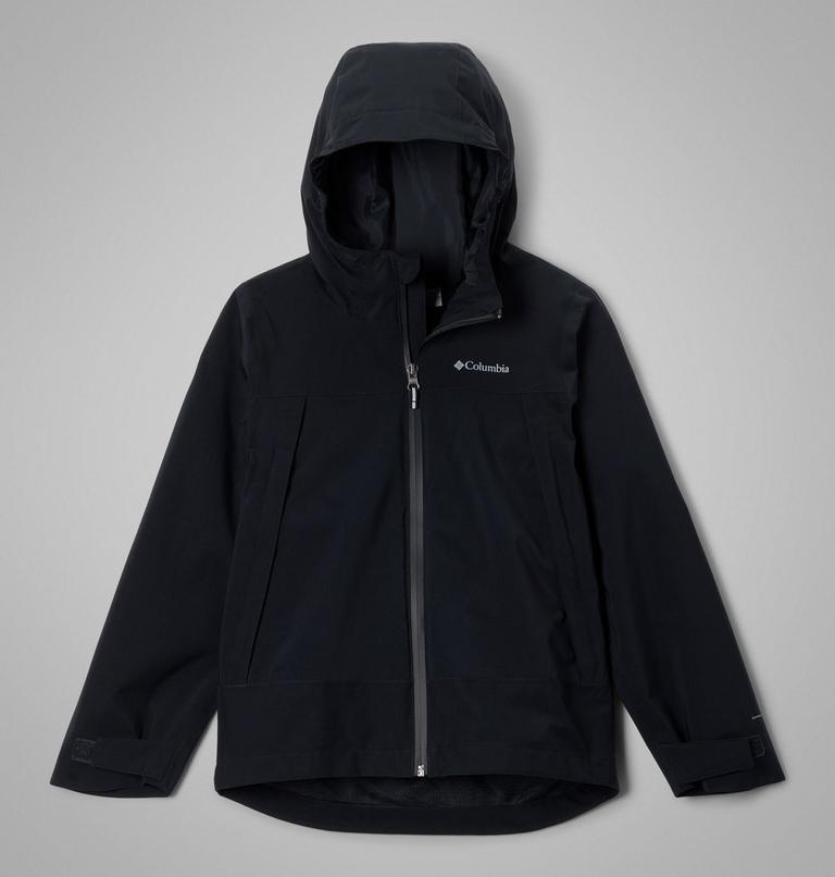 Youth Boulder Falls Waterproof Jacket, Color: Black, image 1