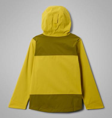 Youth Boulder Falls Waterproof Jacket, Color: Antique Moss, Mossy Green, image 4