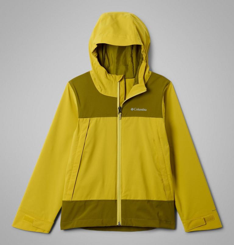 Youth Boulder Falls Waterproof Jacket, Color: Antique Moss, Mossy Green, image 1
