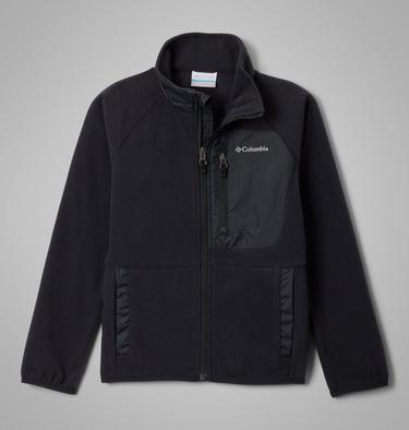 Youth Fast Trek Recycled Fleece Jacket, Color: Black, image 3