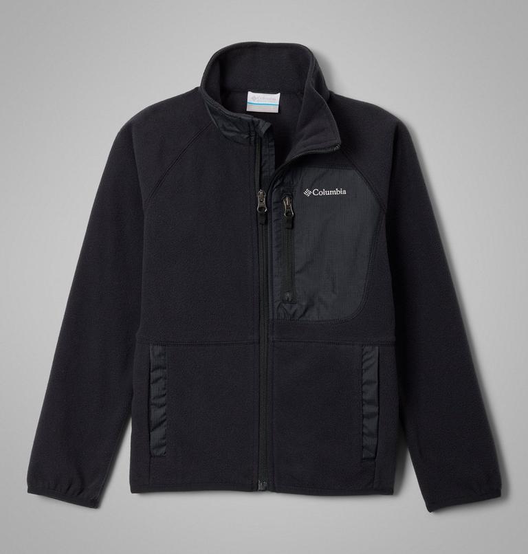 Youth Fast Trek Recycled Fleece Jacket, Color: Black, image 1