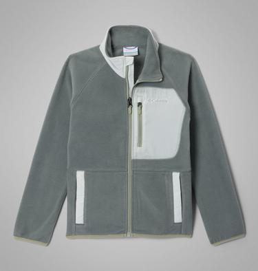 Youth Fast Trek Recycled Fleece Jacket, Color: Sedona Sage, Tea Light, image 9