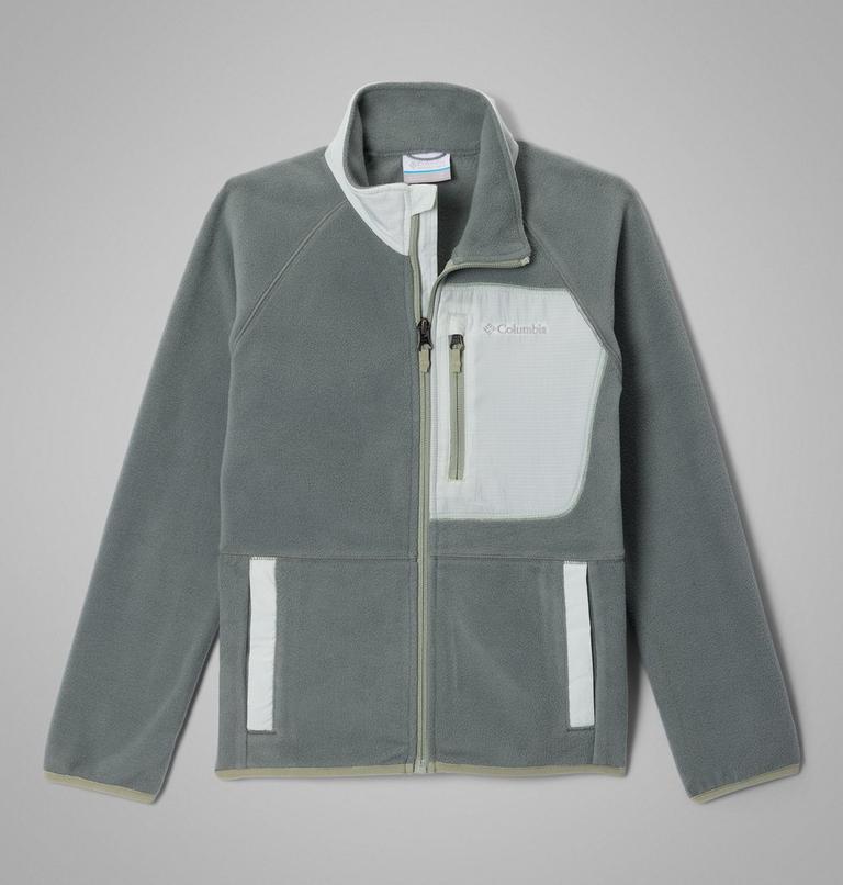 Youth Fast Trek Recycled Fleece Jacket, Color: Sedona Sage, Tea Light, image 1