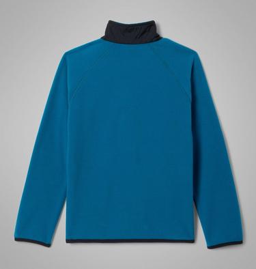 Youth Fast Trek Recycled Fleece Jacket, Color: Phoenix Blue, Black, image 8