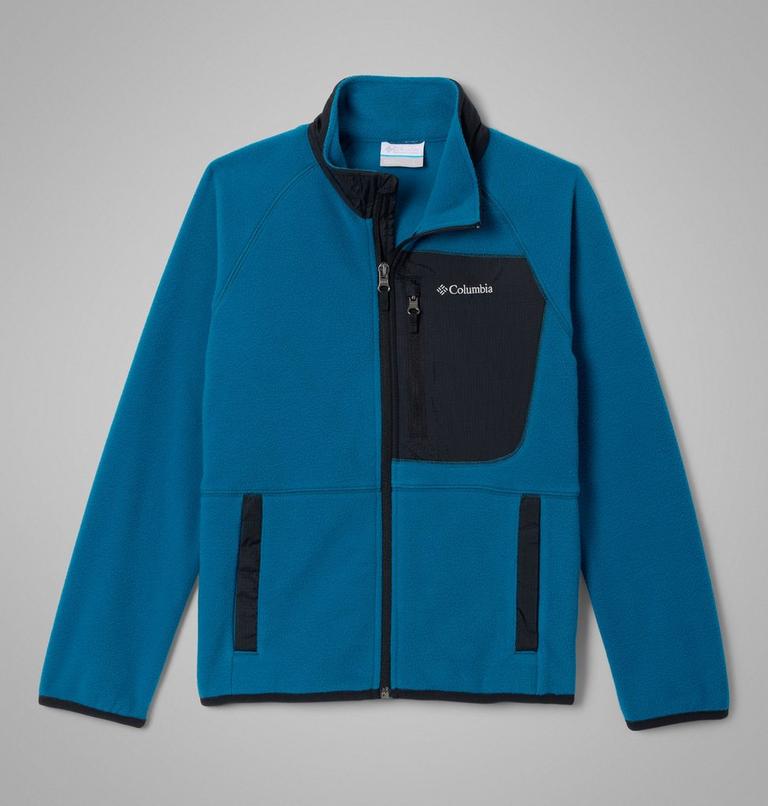 Veste Polaire Recycl&eacute;e Fast Trek Junior, Color: Phoenix Blue, Black, image 1